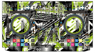 Denon DJ MC 7000 Skin Spike Green